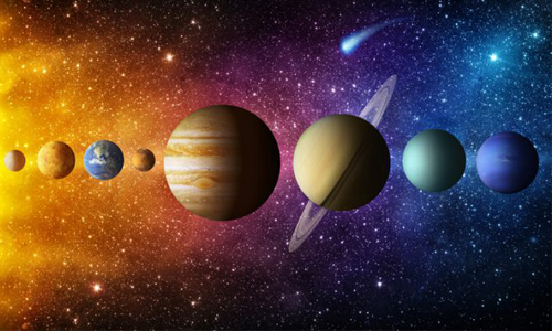 8 planets of the solar system